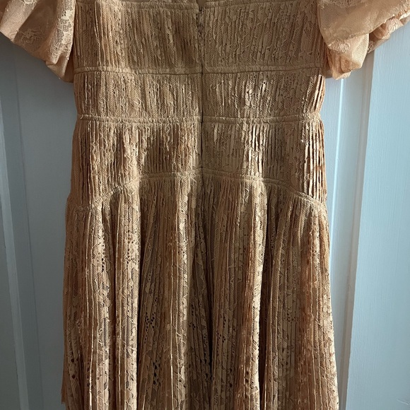 Jonathan Simkhai Bristol Mini Dress Bristol Mini Dress In Butterscotch - Picture 8 of 16